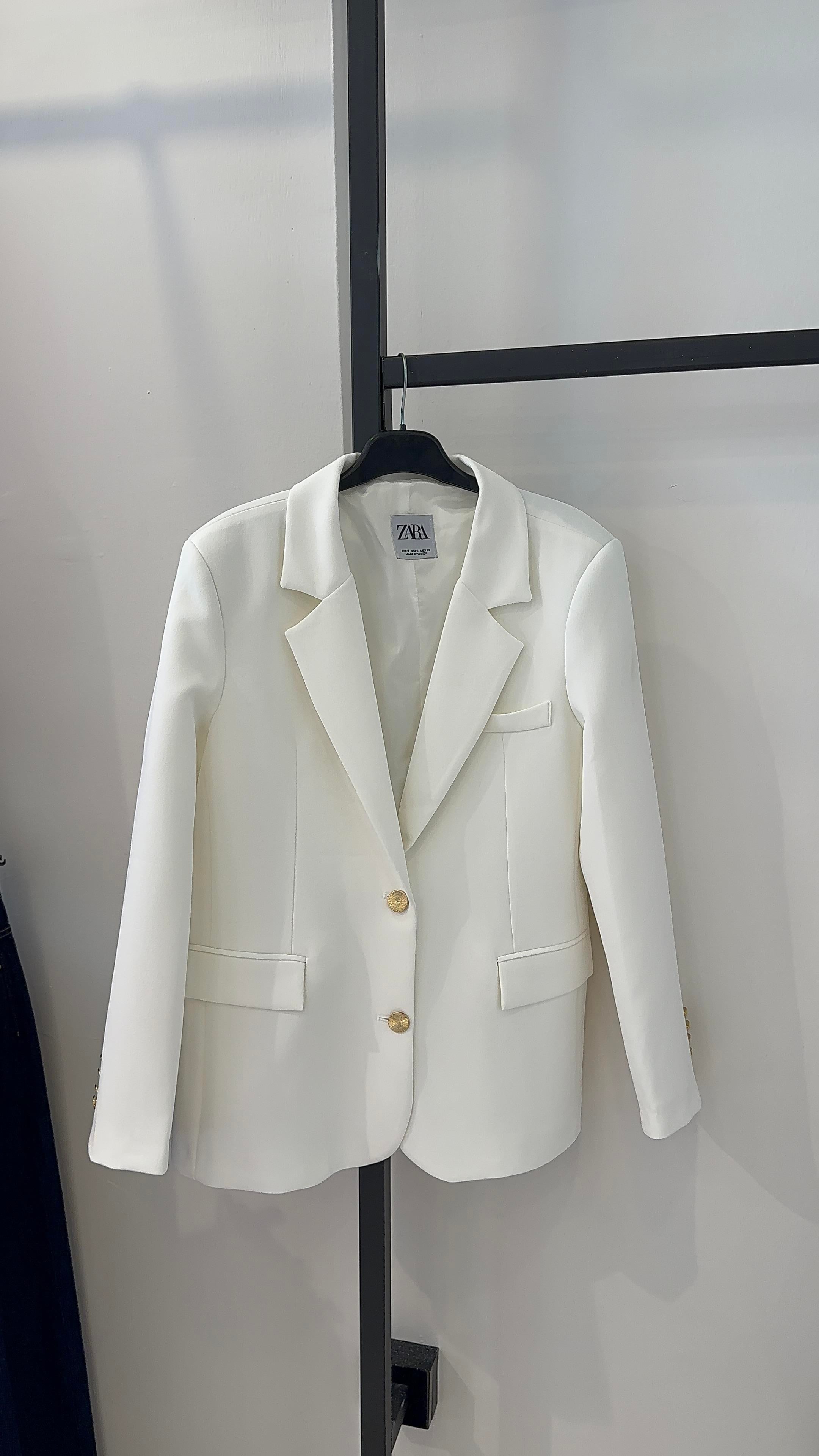 BEYAZ BLAZER CEKET