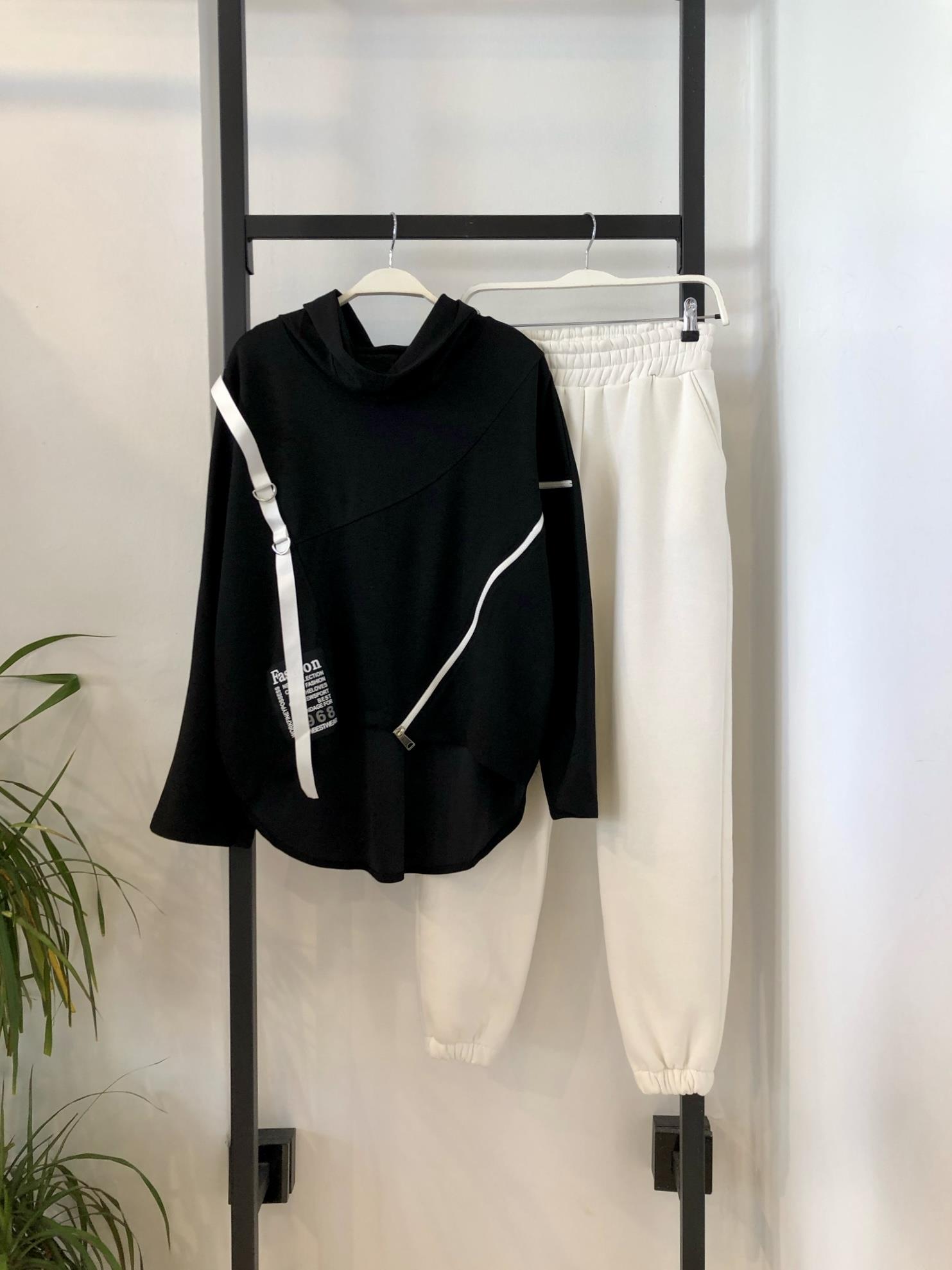 Fermuar Detaylı Sweat