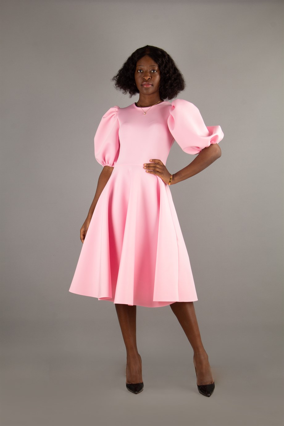 Scuba dress cheap with sleeves