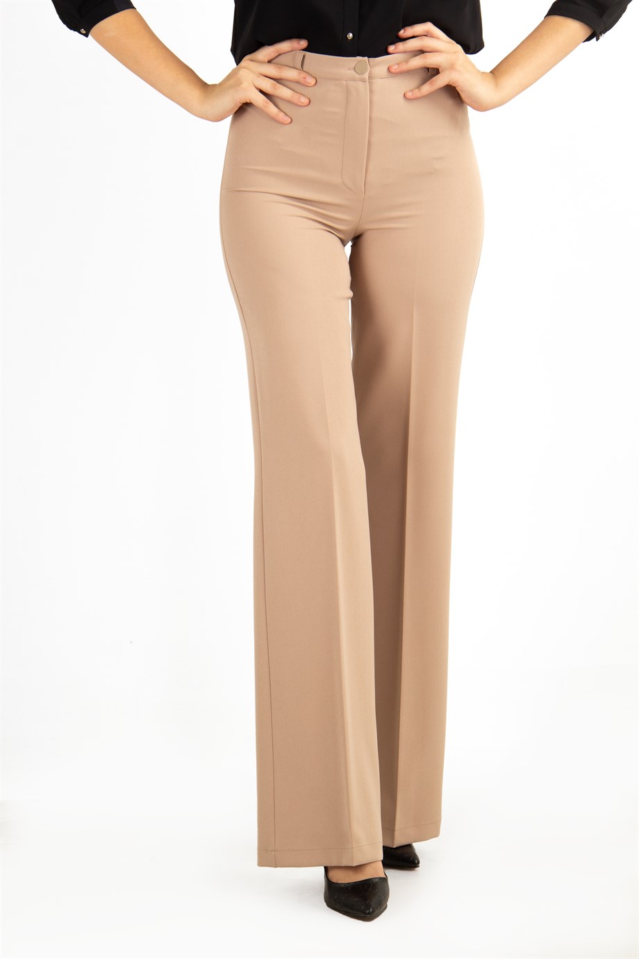 Andie Wide Leg Trouser Pants • Shop American Threads Women's Trendy Online  Boutique – americanthreads