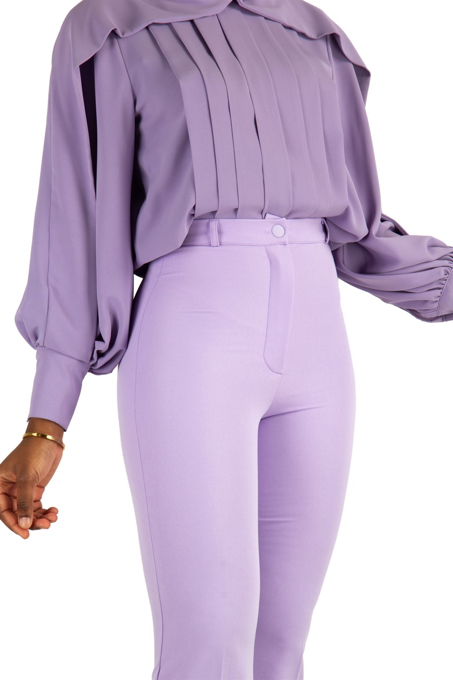 Classic Trouser Office Pant - Lilac - Wholesale Womens Clothing Vendors For  Boutiques