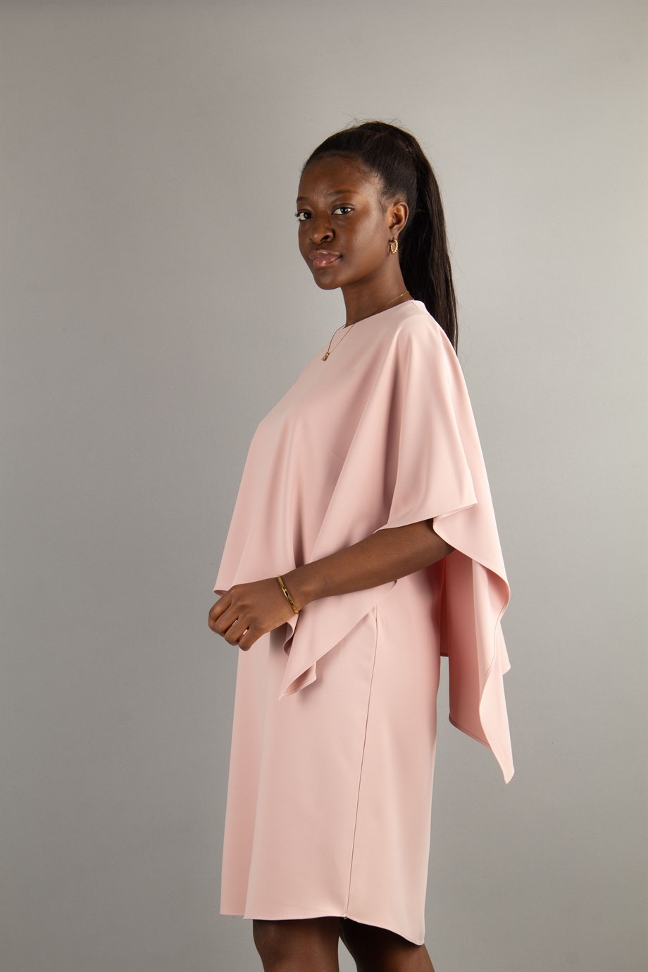 One Shoulder Draped Dresses