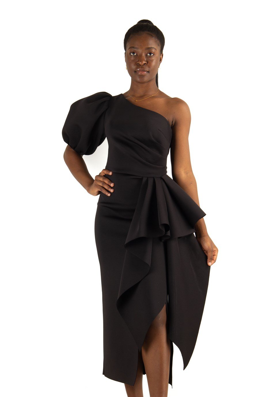 Scuba high top low dress