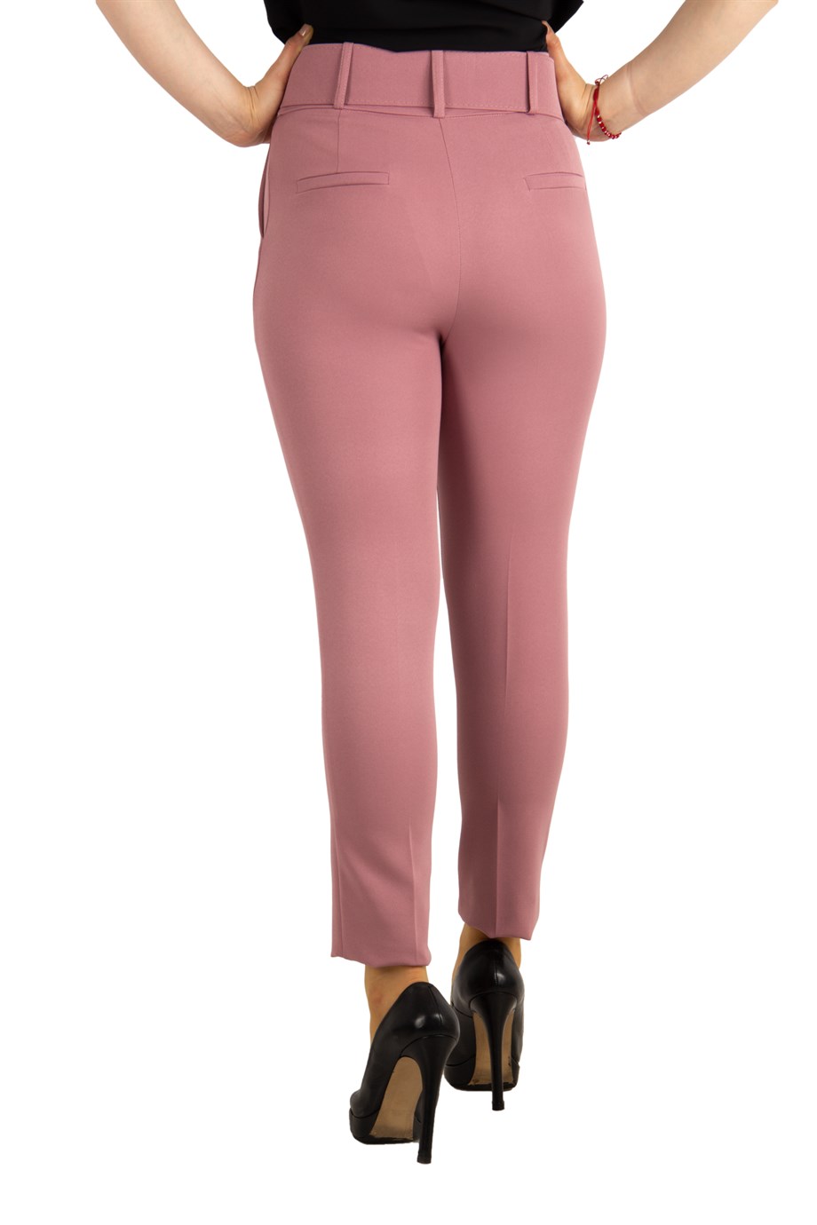 Buy FOREVER NEW Lilac Solid Regular Fit Blended Women's Formal Wear Pant |  Shoppers Stop