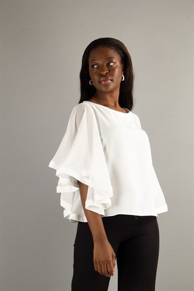 tight bell sleeve top