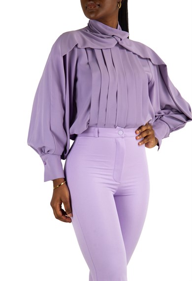 Classic Trouser Office Big Size Pant - Lilac - Wholesale Womens Clothing  Vendors For Boutiques