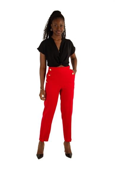 Women Red Trousers | Explore our New Arrivals | ZARA United Kingdom