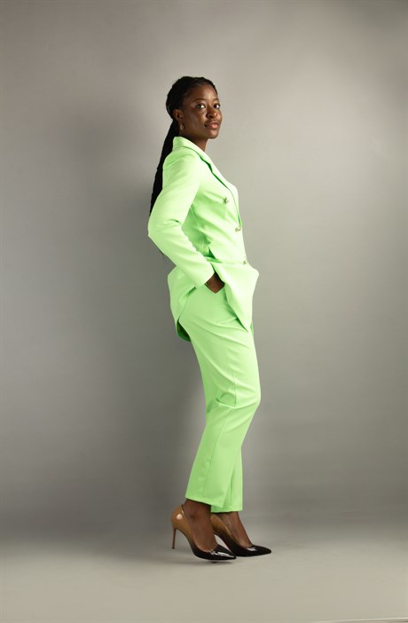 Custom Slim Fit Mint Green Blazer Suit For Women Perfect For Evening  Parties, Formal Events, Birthdays, And Work Wear Set In From Greatvip,  $67.83 | DHgate.Com