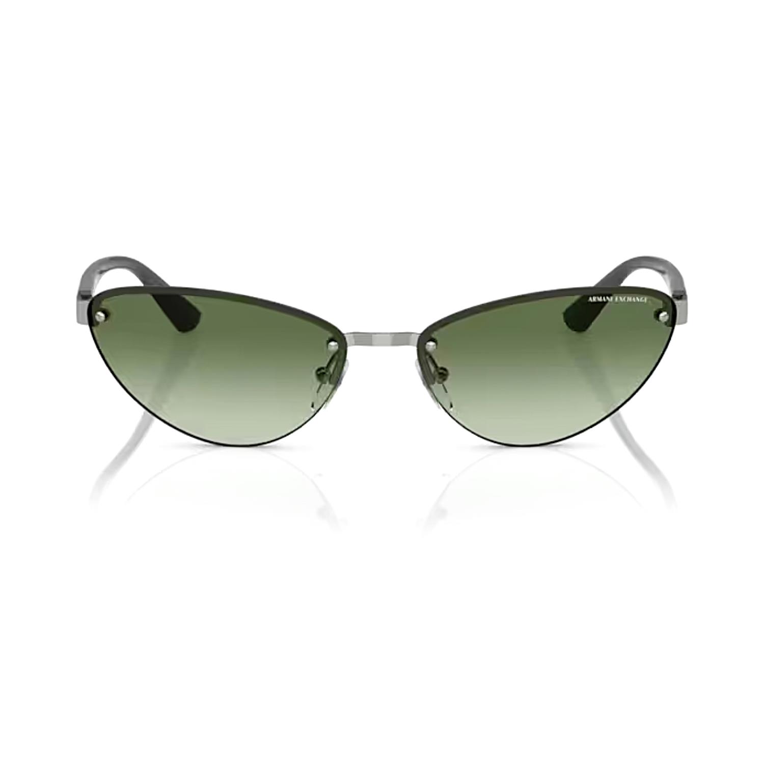 Armani Exchange AEX 2049S 60038E 58 Kadın Cat Eye Gri Metal Güneş Gözlüğü