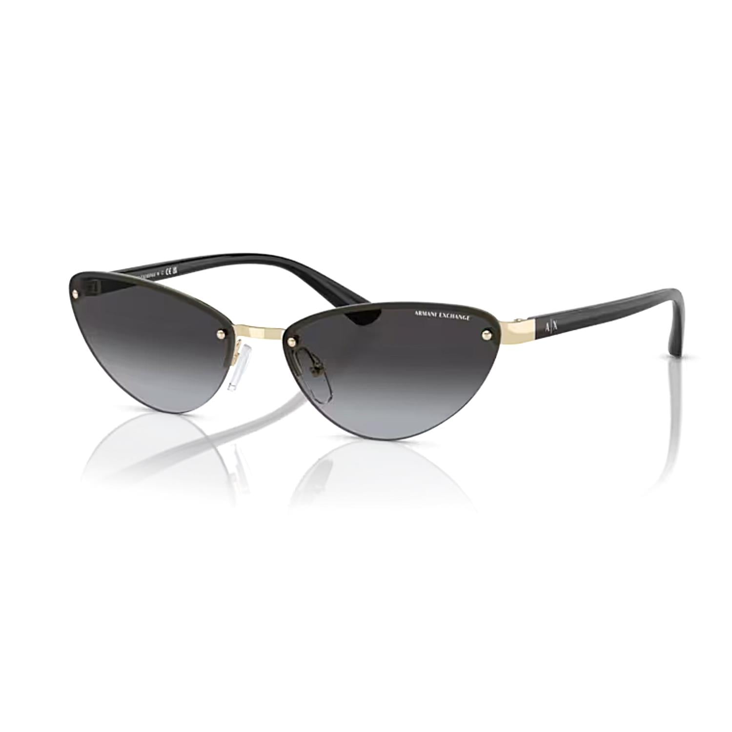 Armani Exchange AEX 2049S 61108G 58 Kadın Cat Eye Altın Metal Güneş Gözlüğü