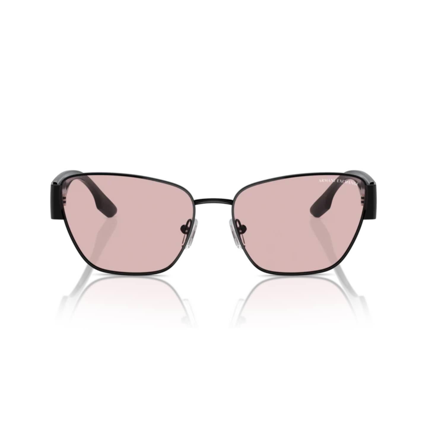 Armani Exchange AEX 2051S 60005 56 Unisex Geometrik Siyah Kombine Güneş Gözlüğü