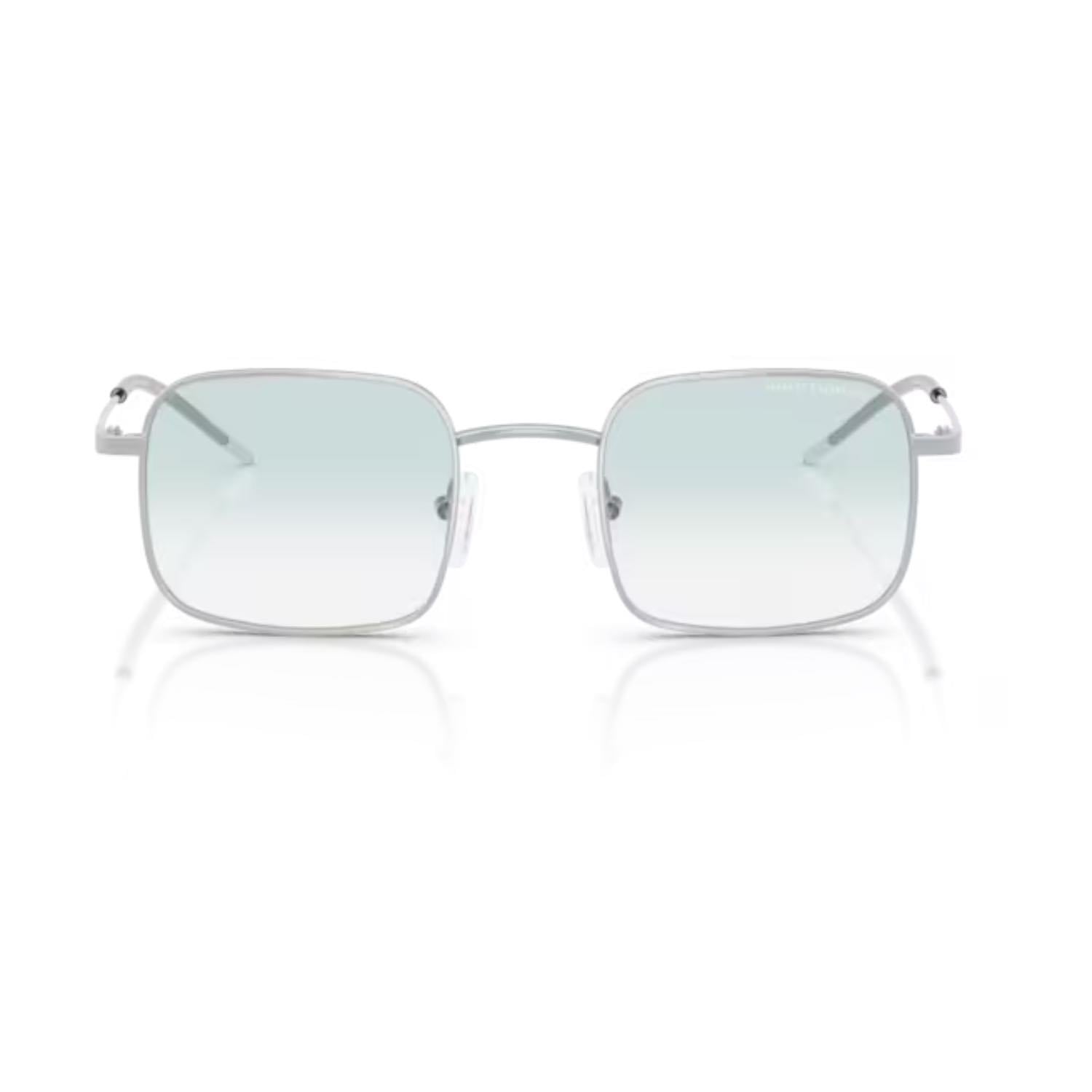 Armani Exchange AEX 2055S 60453F 46 Kadın Kare Gri Metal Güneş Gözlüğü