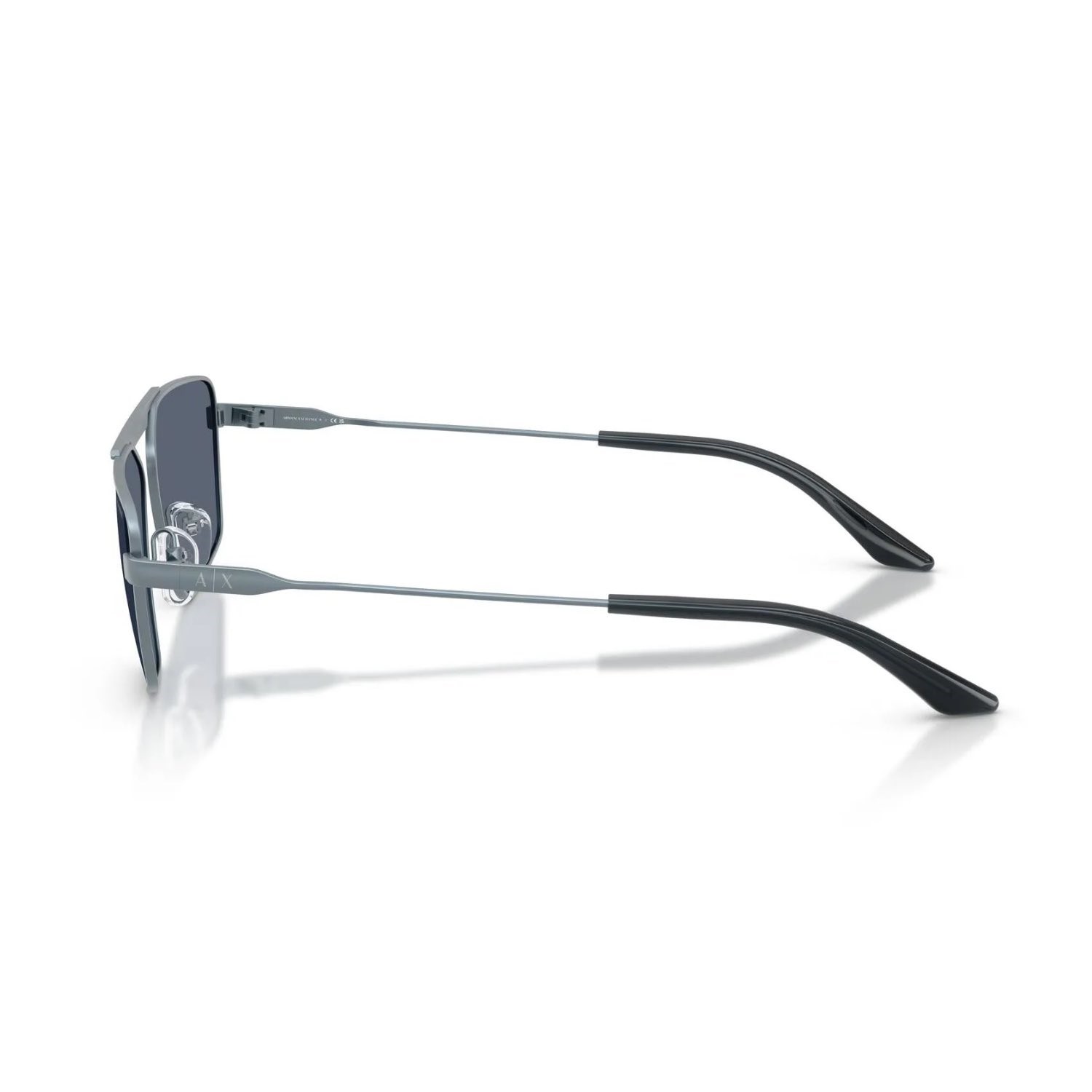 Armani Exchange AEX 2059S 613287 56 Unisex Geometrik Mavi Metal Güneş Gözlüğü