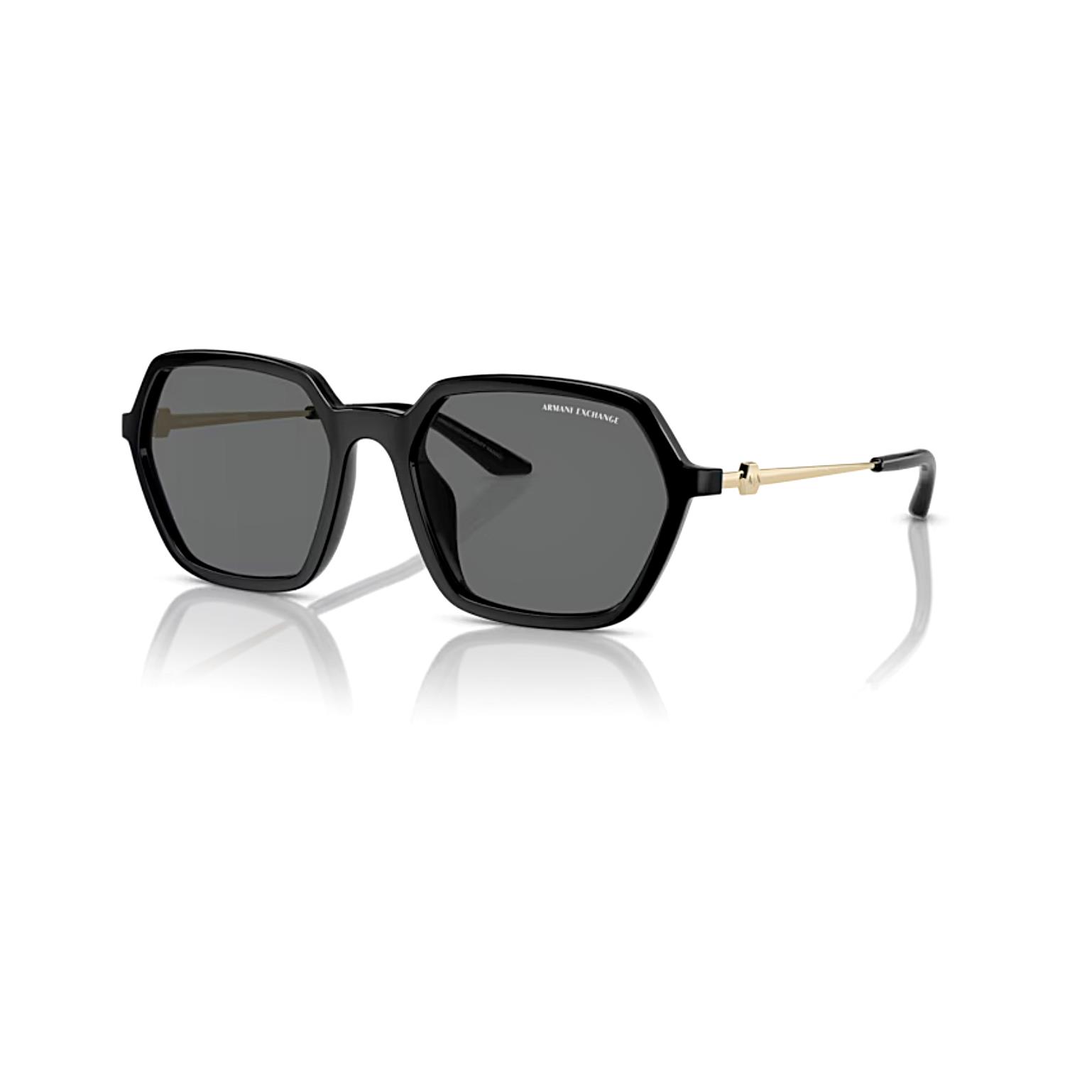Armani Exchange AEX 4139SU 815887 52 Kadın Geometrik Siyah Kemik Güneş Gözlüğü