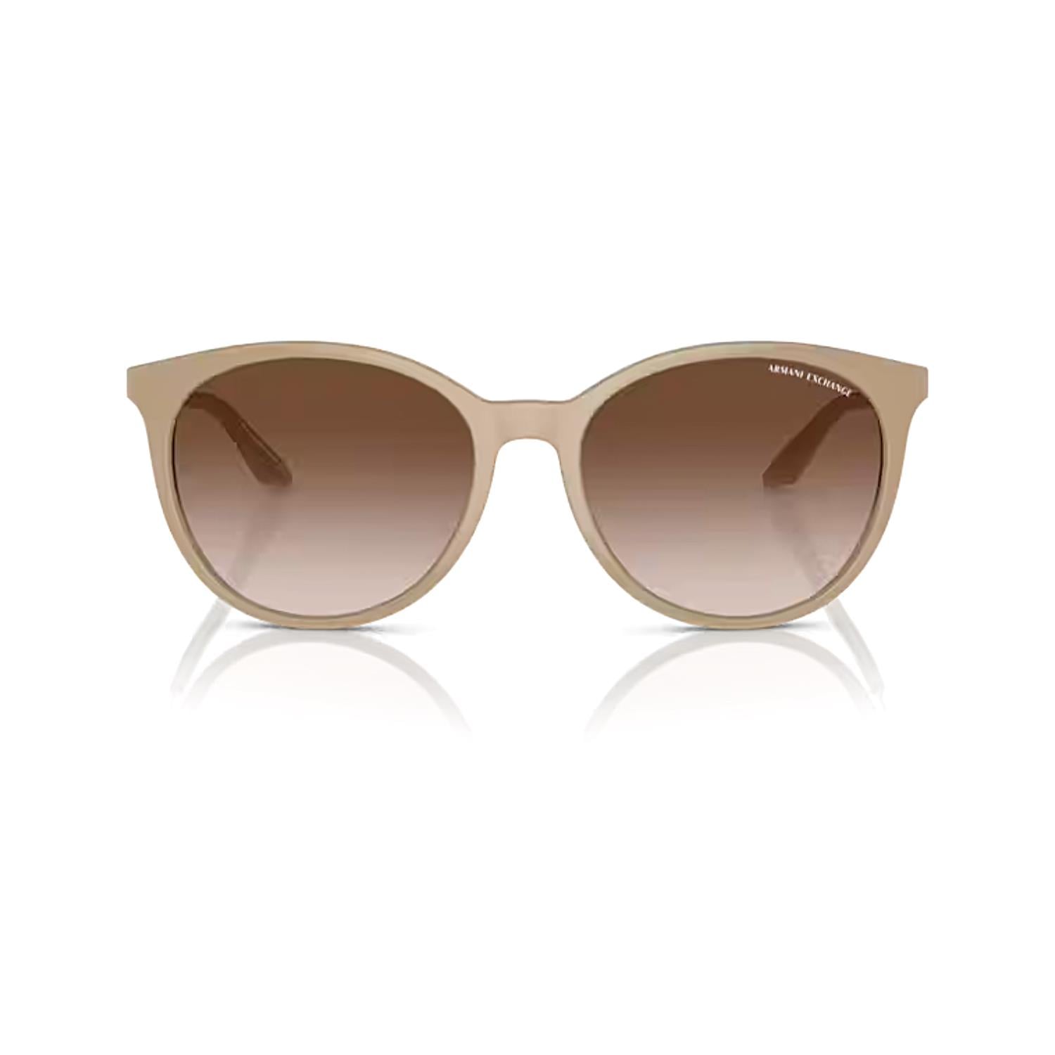Armani Exchange AEX 4140S 834213 55 Kadın Cat Eye Bej Kemik Güneş Gözlüğü