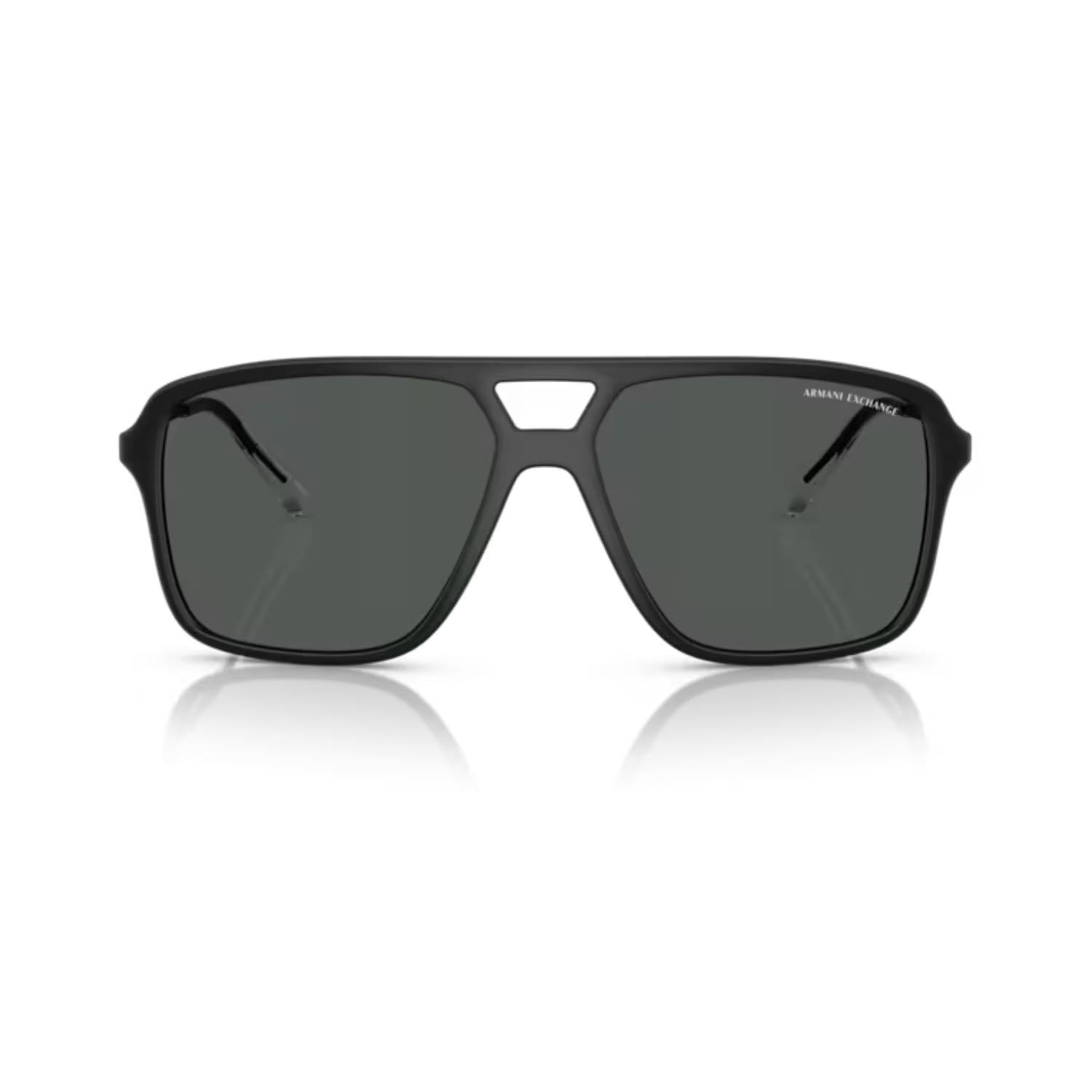 Armani Exchange AEX 4150SU 805887 59 Erkek Pilot Siyah Kemik Güneş Gözlüğü