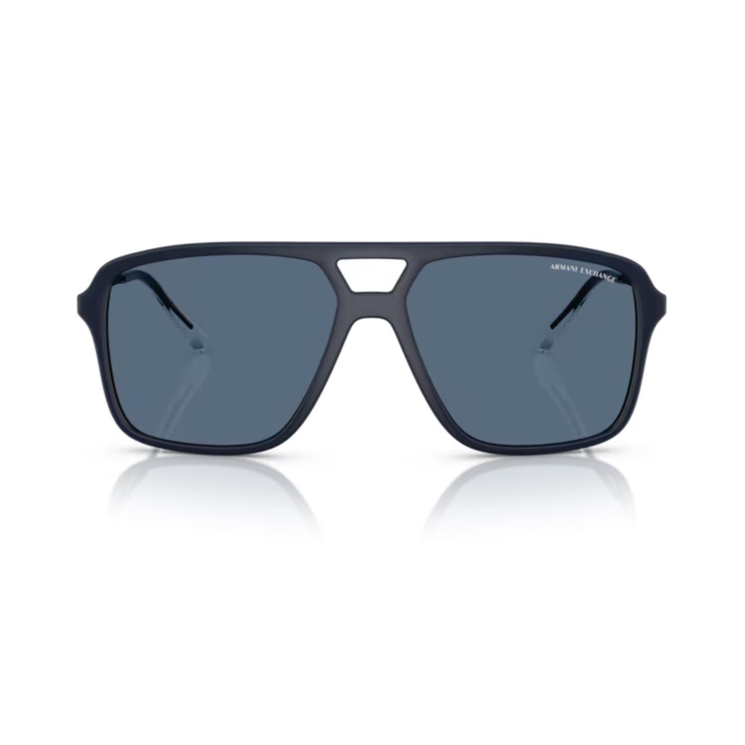 Armani Exchange AEX 4150SU 818180 59 Erkek Pilot Siyah Kemik Güneş Gözlüğü
