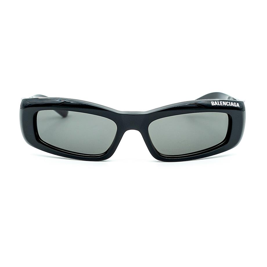 Balenciaga 0266S 001 57 Unisex Siyah Kemik  Güneş Gözlüğü