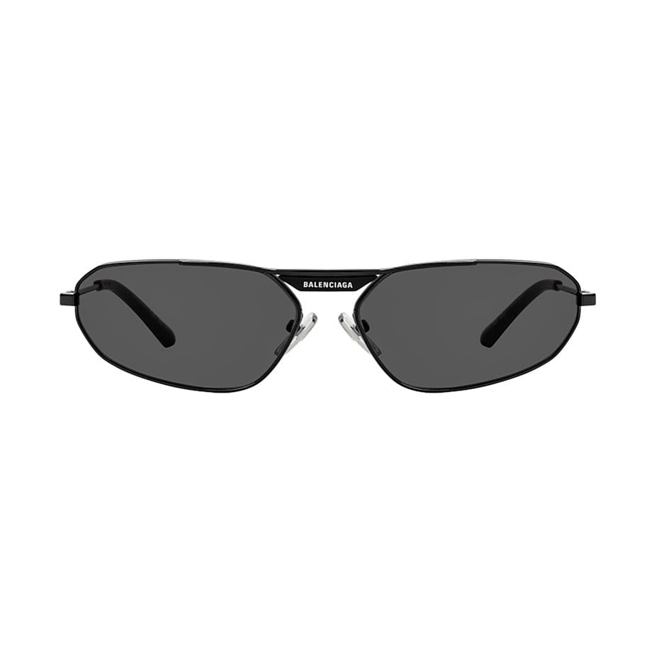 Balenciaga BB 0245S 001 64 Erkek Siyah Metal Güneş Gözlüğü