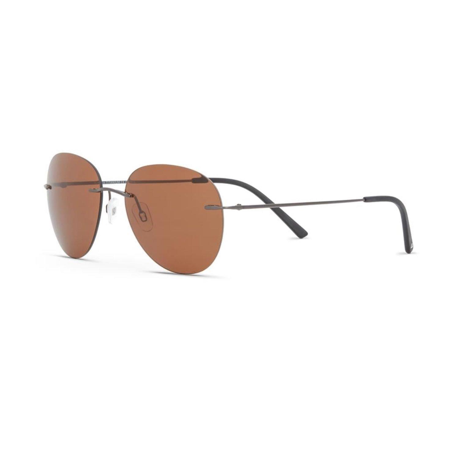 Blancia BC1360 C3 57 Unisex Oval Gri Metal Çerçevesiz Güneş Gözlüğü