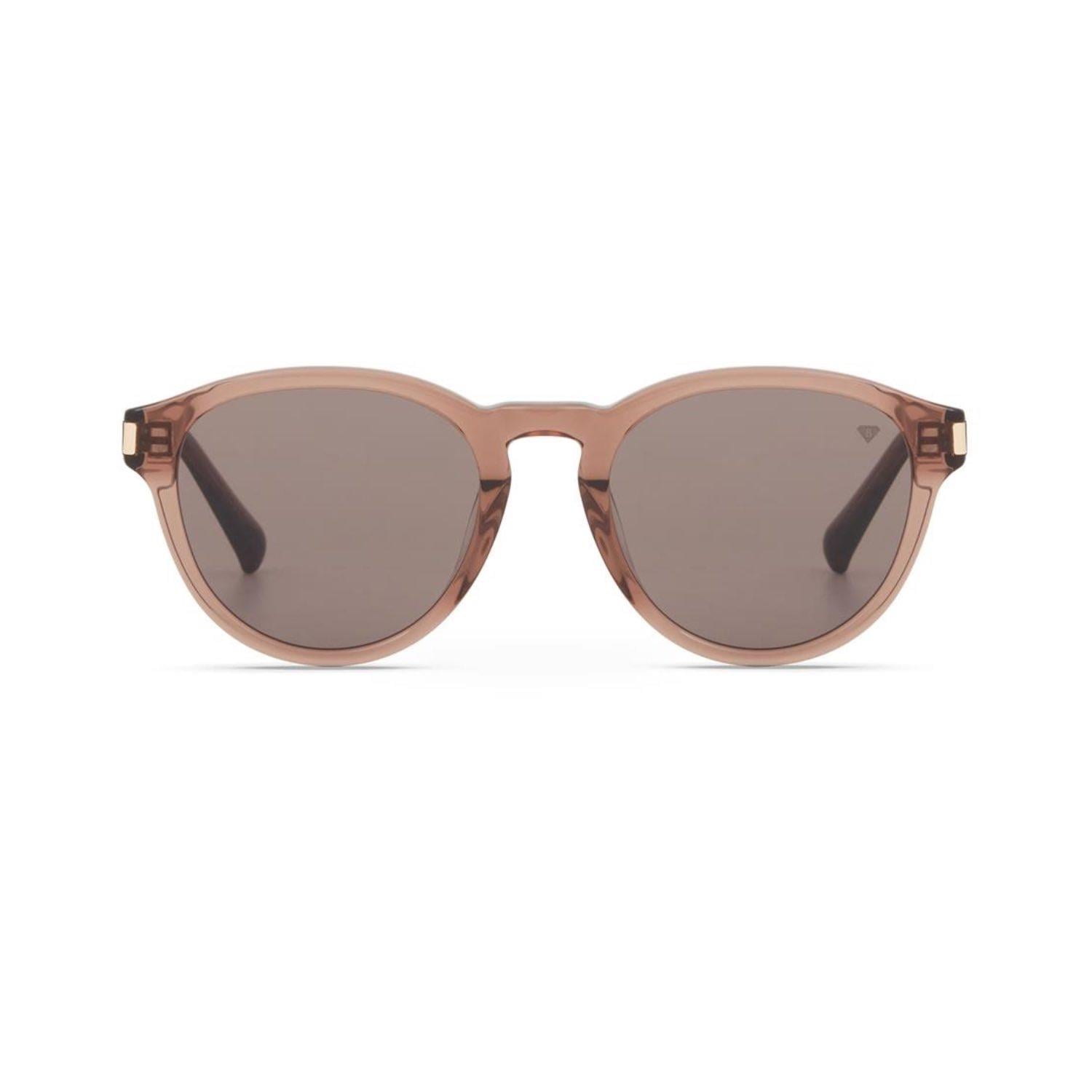 Blancia BC1386 C3 52 Unisex Oval Şeffaf Kahverengi Kemik Güneş Gözlüğü