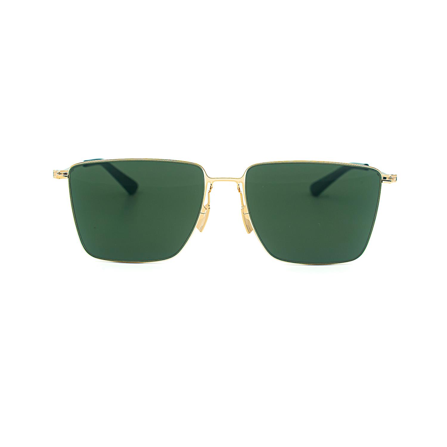 Bottega Vaneta BV1267S 004 58 Unisex Geometrik Gold Metal Güneş Gözlüğü