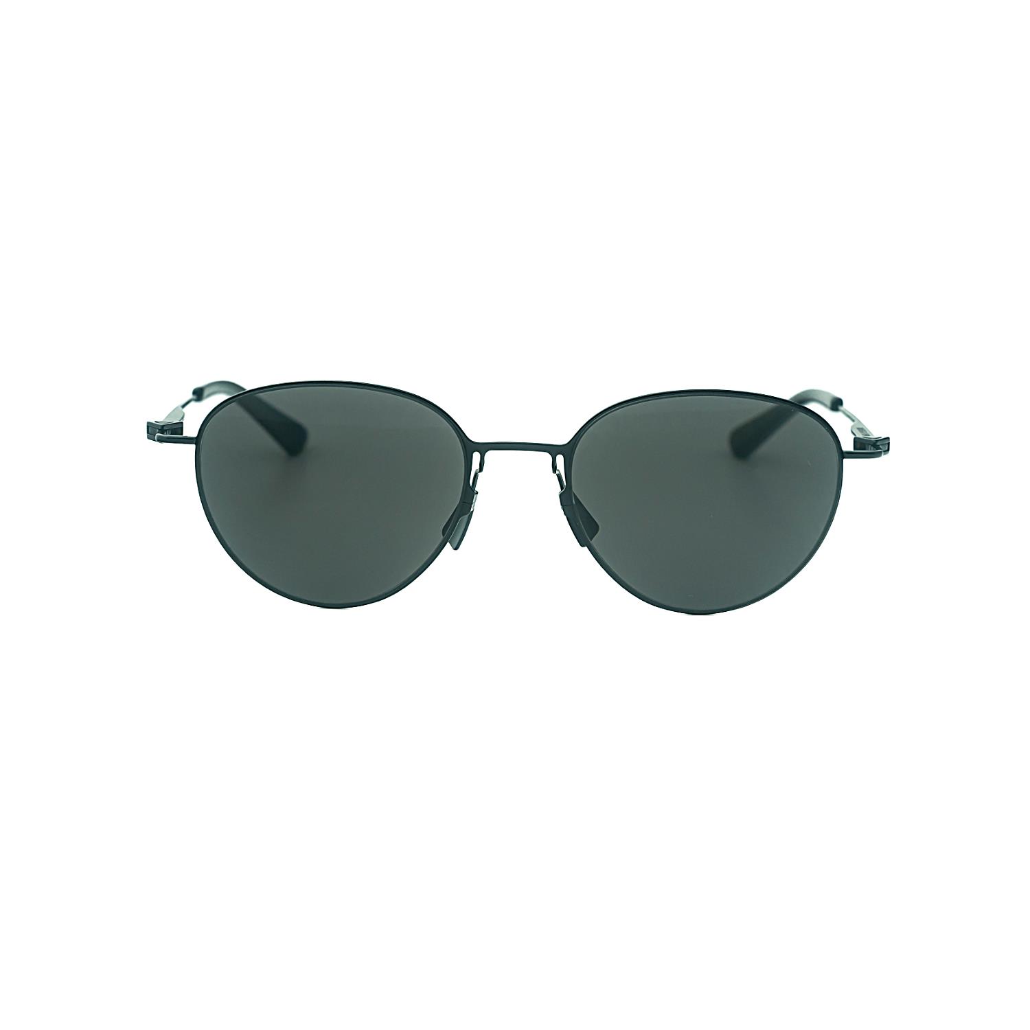 Bottega Veneta BV 1268S 001 51 Unisex Oval Siyah Metal Güneş Gözlüğü