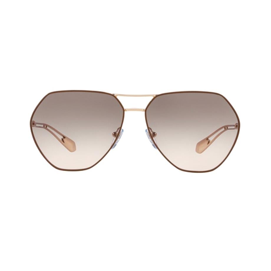 Bvlgari Bv 6098 20373B 61 Unisex Rose Gold Metal Geometrik Güneş Gözlüğü