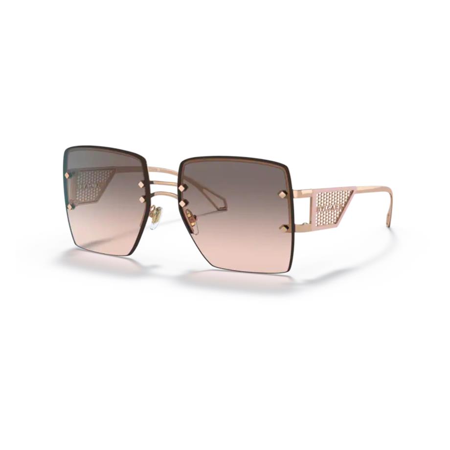 BVLGARI BV 6178 2014/3B 57 Kadın Gold Metal Kare  Güneş Gözlüğü