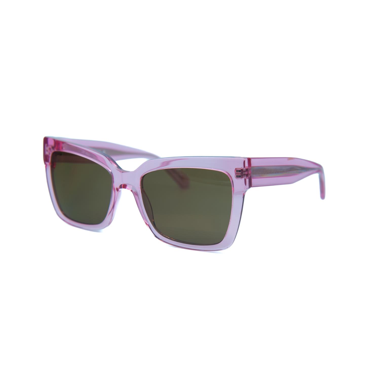 Calvin Klein Jeans CKJ 24606S 661 54 Unisex Dikdörtgen Şeffaf Pembe Kemik Güneş Gözlüğü