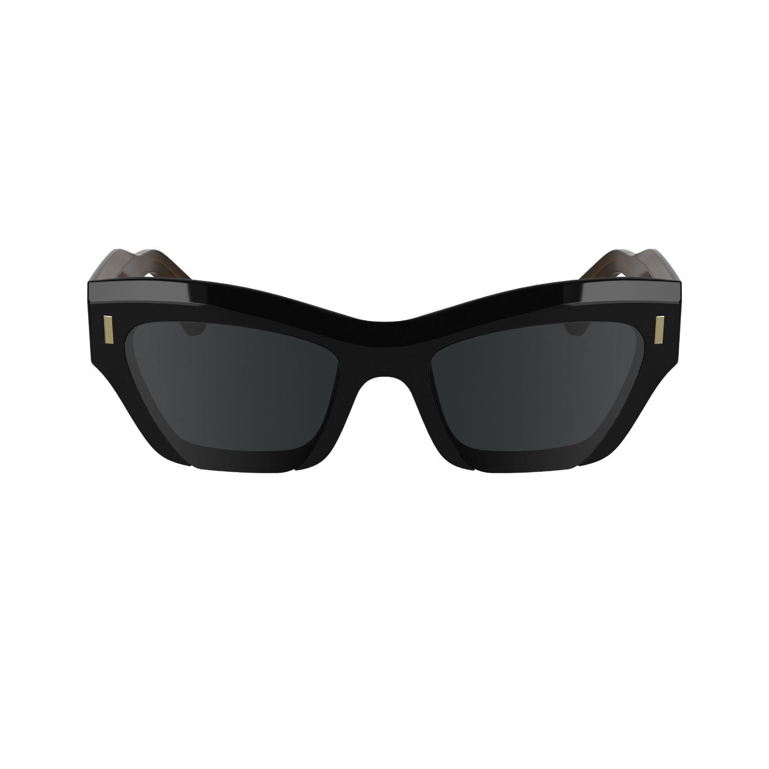 Calvin Klein CK 24531S 001 53 Unisex Geometrik Siyah Kemik Güneş Gözlüğü
