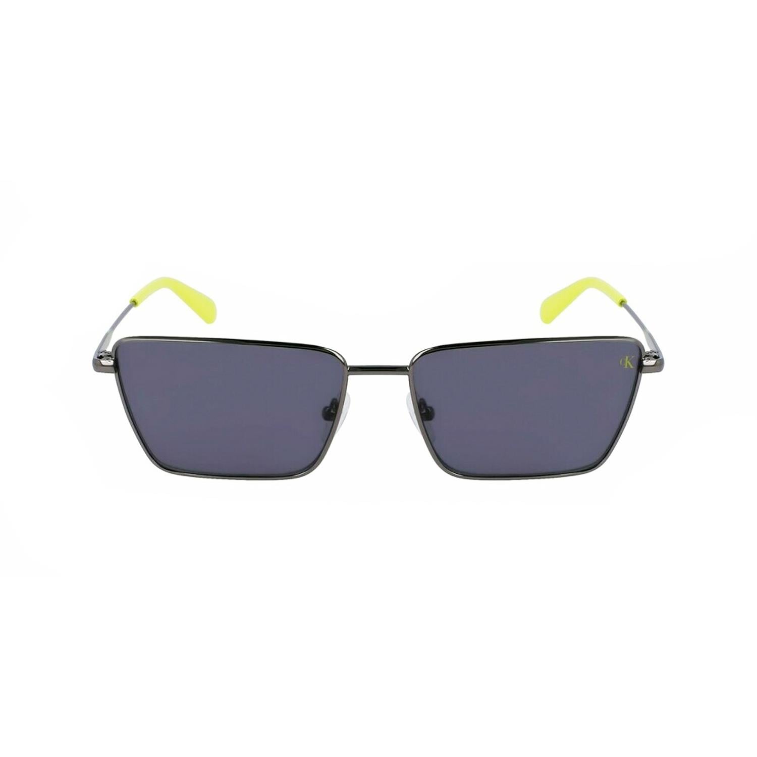 Calvin Klein Jeans CKJ 22217S 017 58 Unisex Dikdörtgen Siyah Metal Güneş Gözlüğü