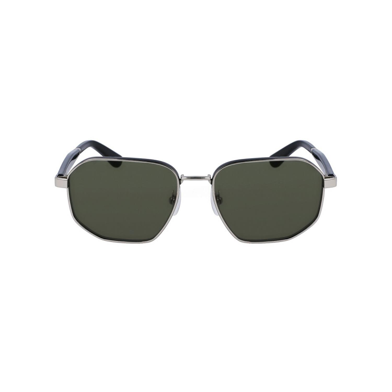 Calvin Klein Jeans CKJ 23102S 045 58 Erkek Dikdörtgen Gümüş Metal Güneş Gözlüğü