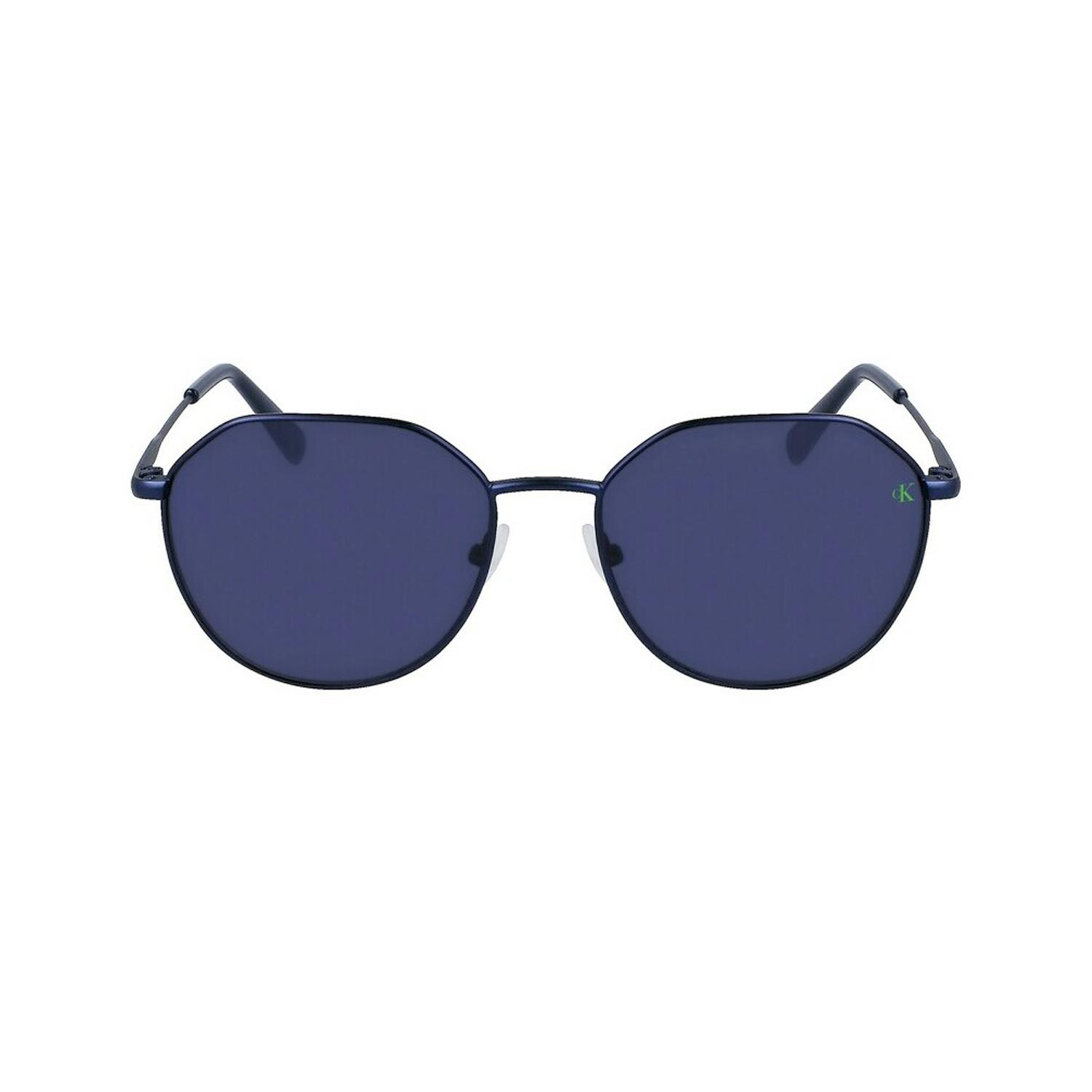Calvin Klein Jeans CKJ 23201S 400 55 Unisex Geometrik Lacivet Metal Güneş Gözlüğü