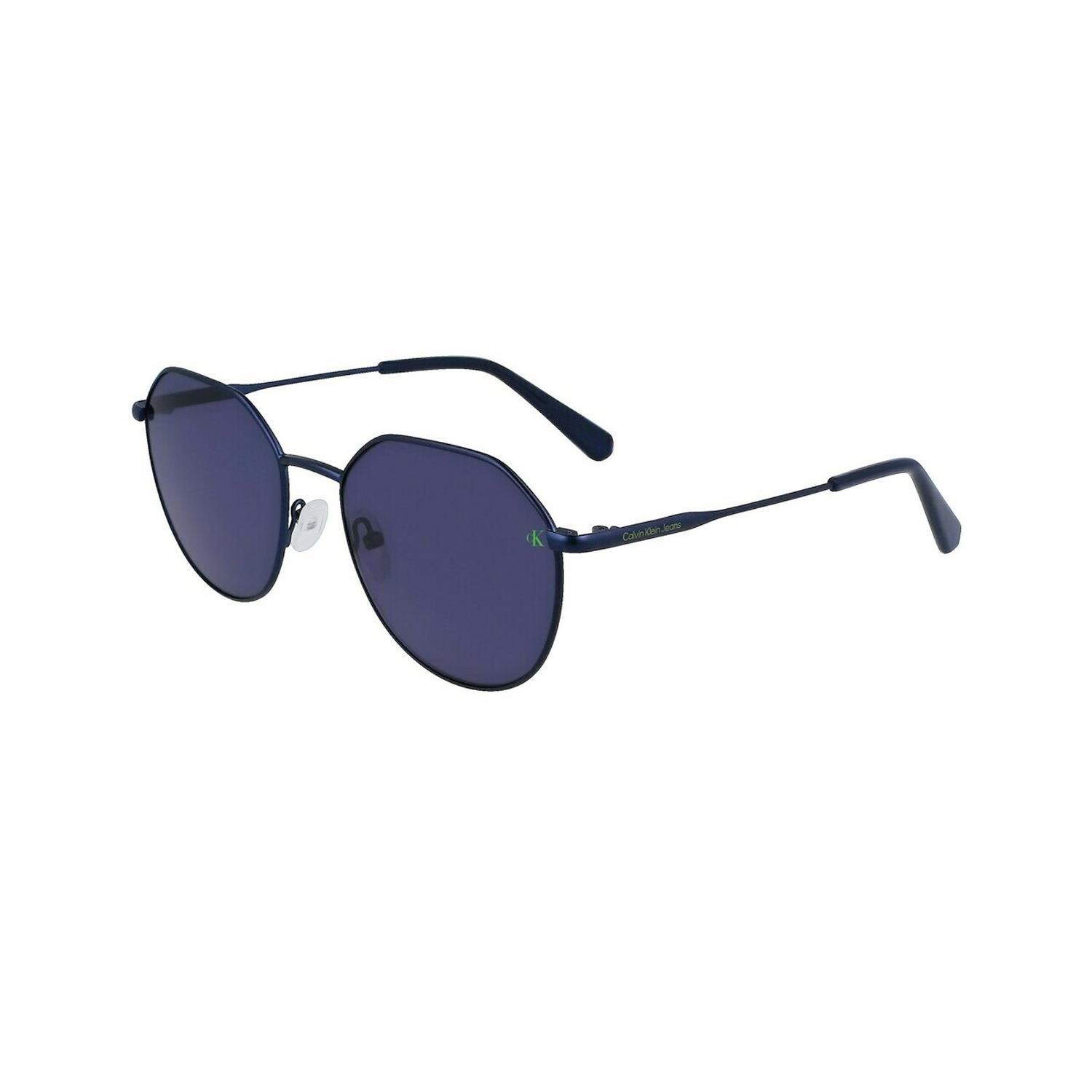 Calvin Klein Jeans CKJ 23201S 400 55 Unisex Geometrik Lacivet Metal Güneş Gözlüğü