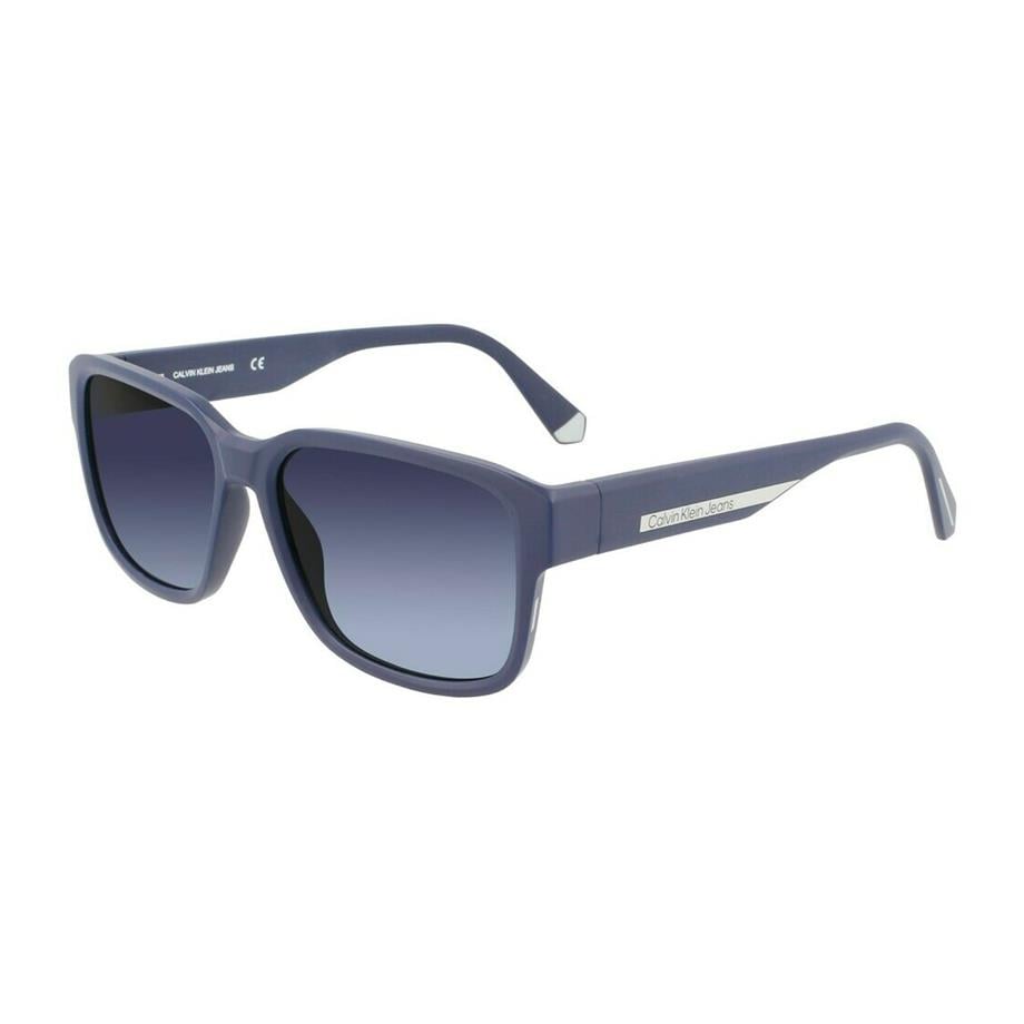 Calvin Klein Jeans CKJ 21631S 400 56 Erkek Kare Mavi Kemik Güneş Gözlüğü