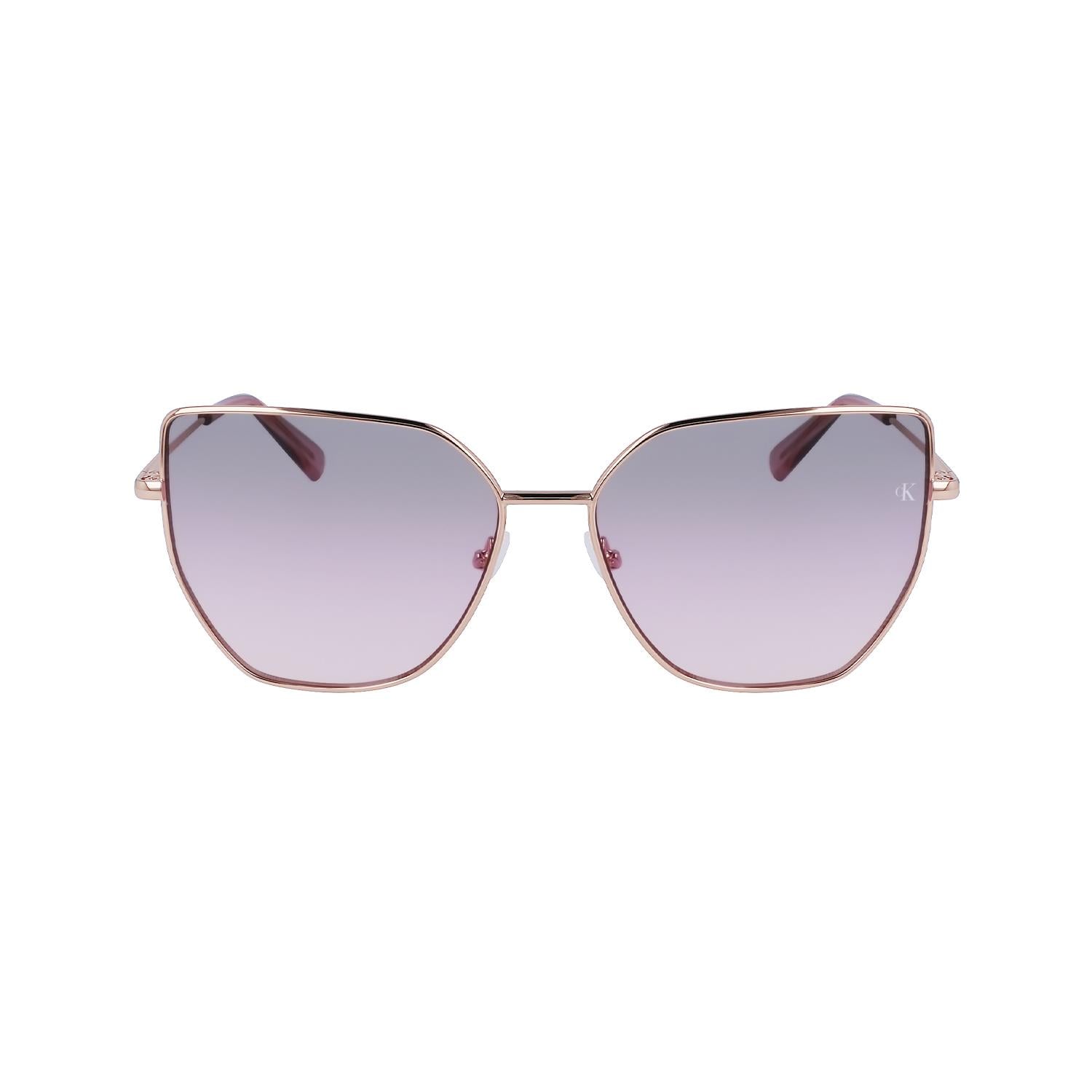 Calvin Klein Jeans CKJ 23202S 770 60 Kadın Kelebek Rose Gold Metal Güneş Gözlüğü