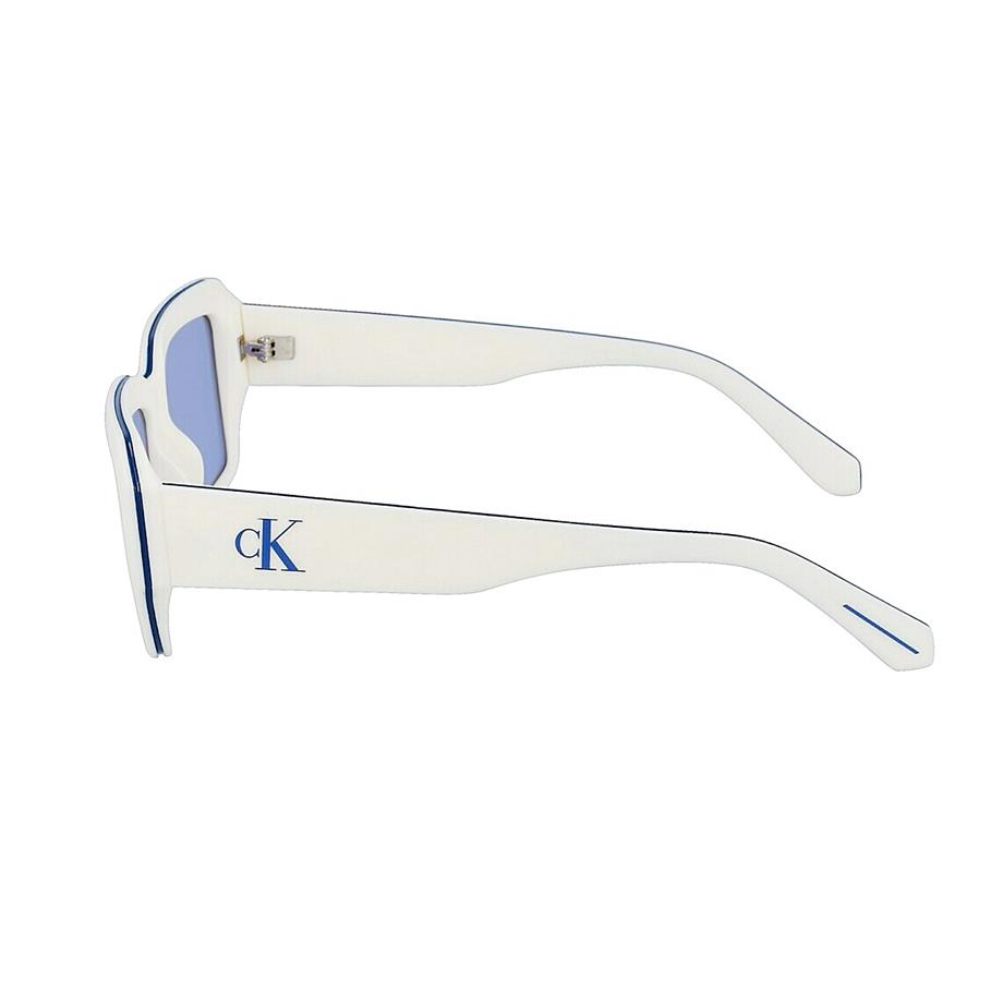 Calvin Klein Jeans CKJ 23602S 100 53 Unisex Kare Beyaz Kemik Güneş Gözlüğü