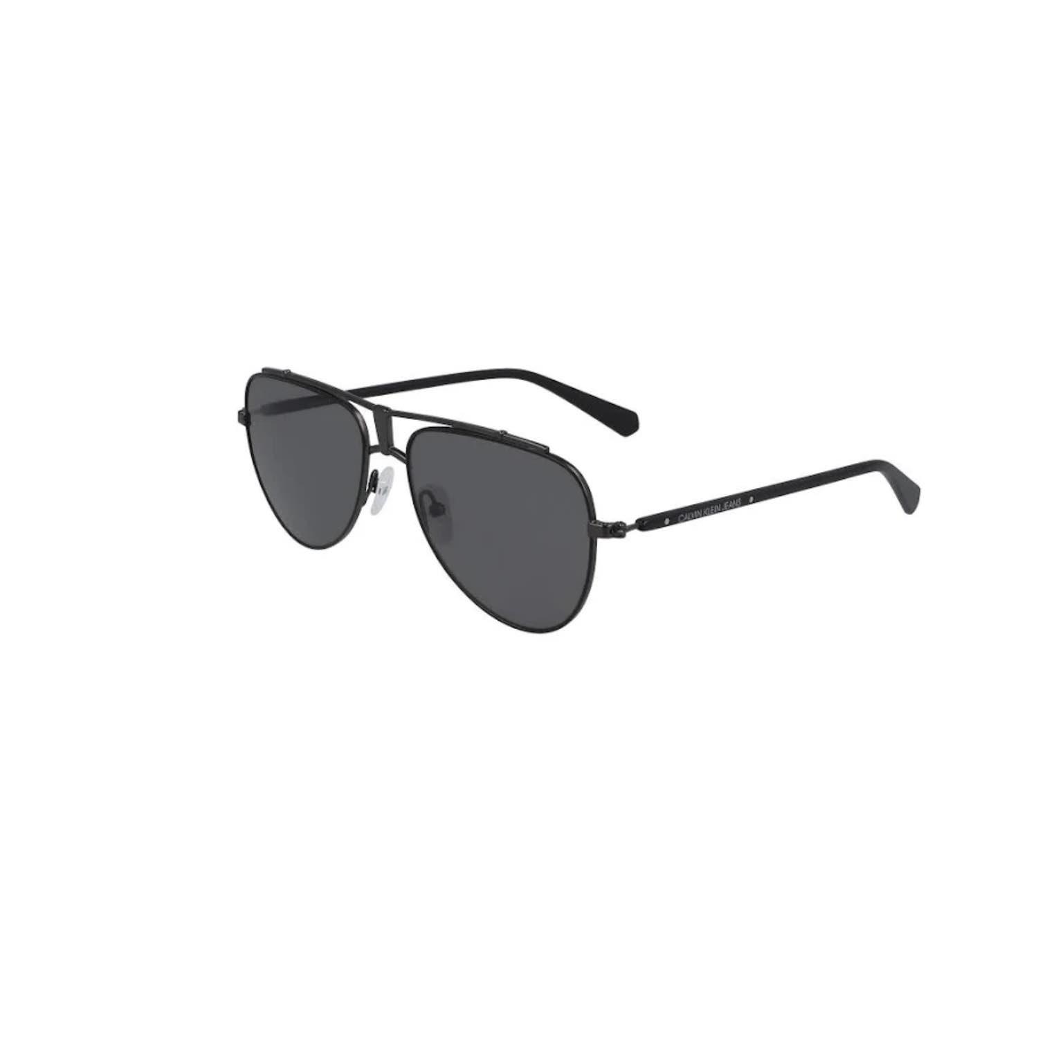 Calvin Klein Jeans CKJ 19302S 001 56 Unisex Damla Siyah Metal Güneş Gözlüğü