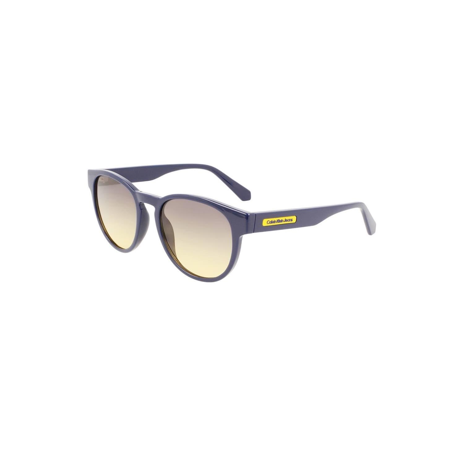 Calvin Klein Jeans CKJ 22609S 400 53 Unisex Oval Lacivert Kemik Güneş Gözlüğü