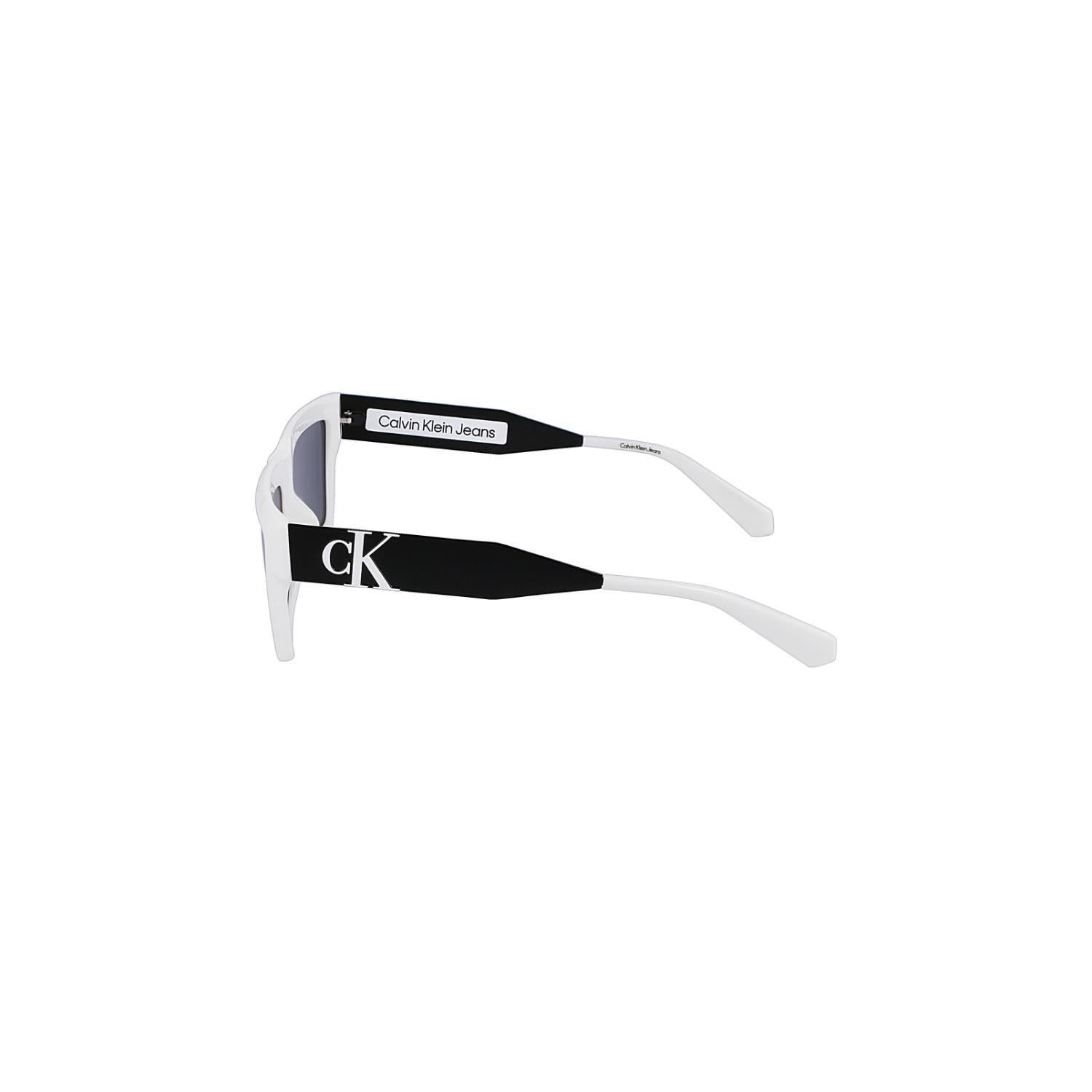 Calvin Klein Jeans CKJ 22641S 100 54 Kadın Dikdörtgen Beyaz Kemik Güneş Gözlüğü