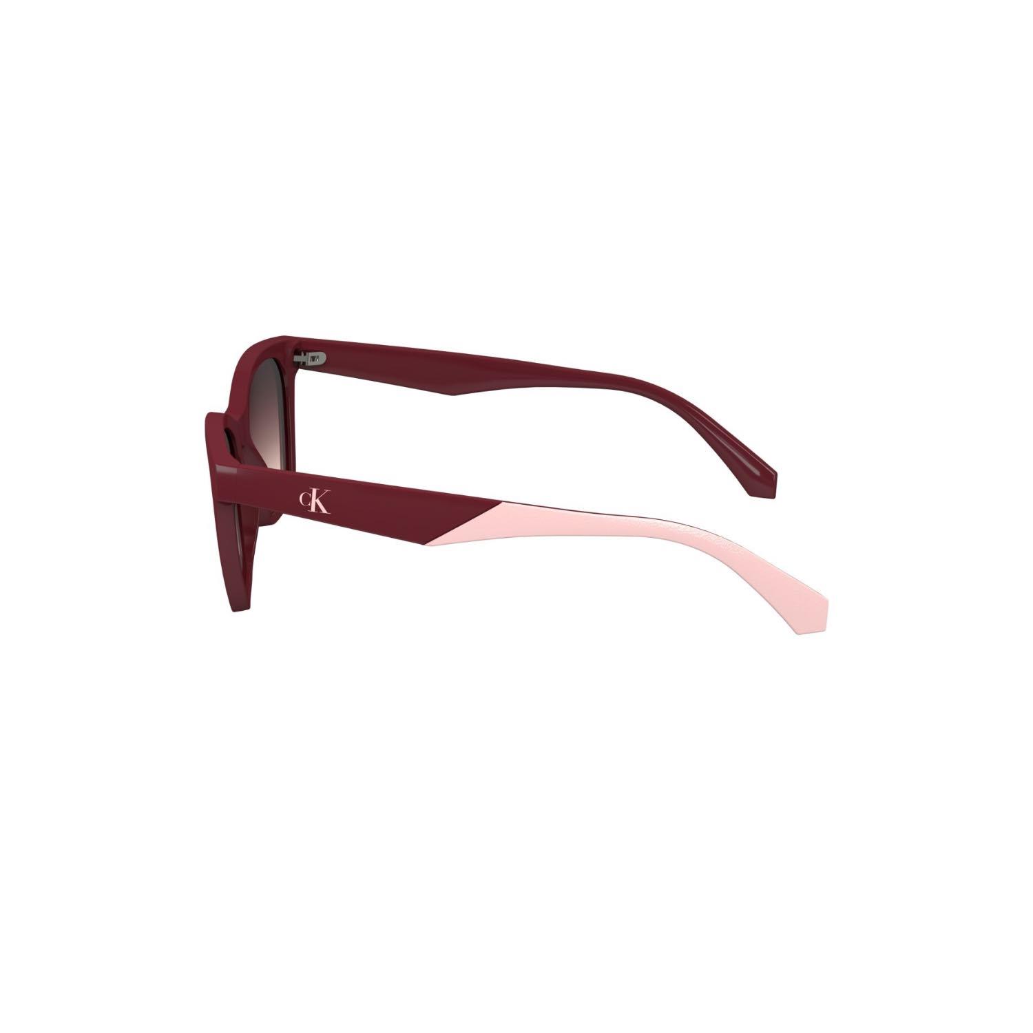 Calvin Klein Jeans CKJ 24303S 605 47 Çocuk Oval Bordo Kemik Güneş Gözlüğü
