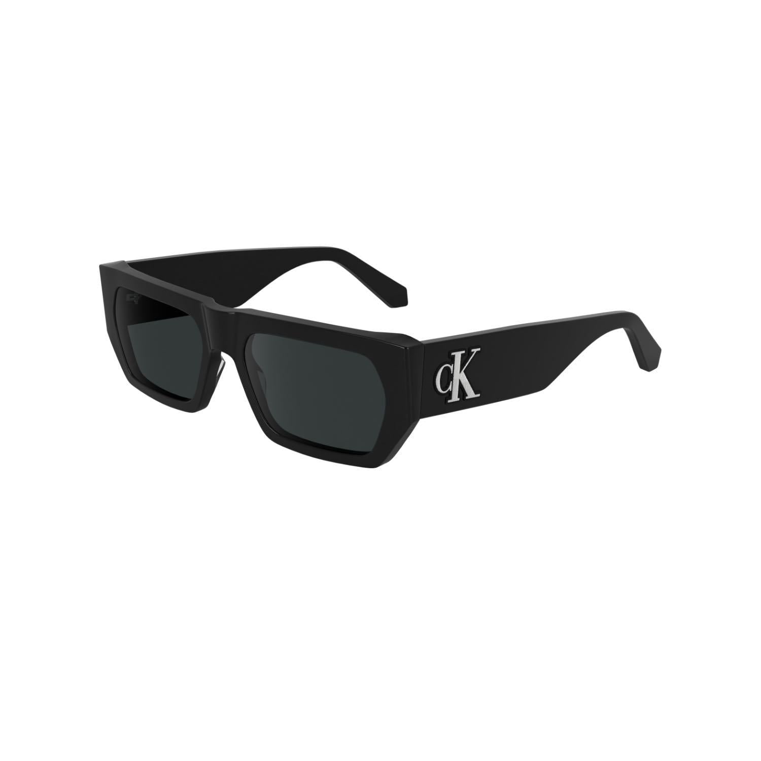 Calvin Klein Jeans CKJ 24625S 001 55 Unisex Dikdörtgen Siyah Kemik Güneş Gözlüğü