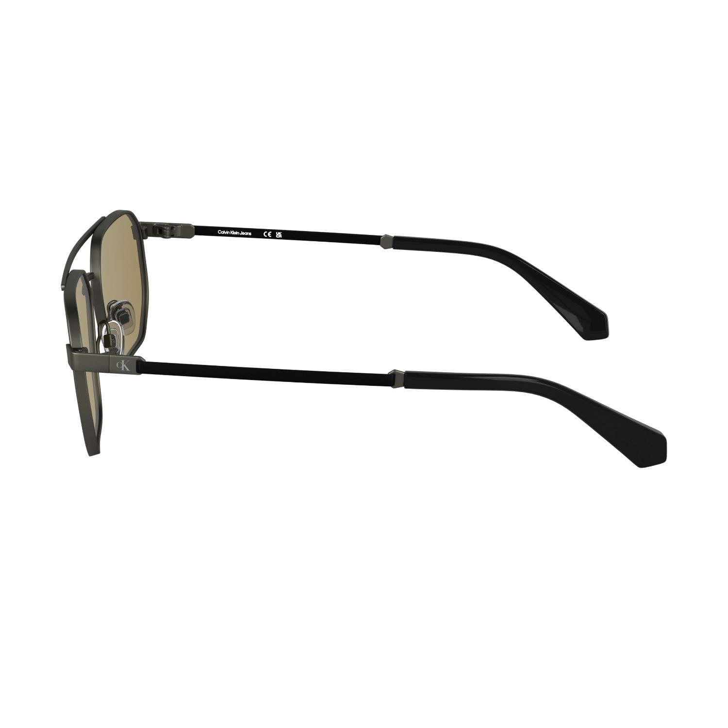 Calvin Klein Jeans CKJ 25202S 014 56 Unisex Geometrik Gun Metal Güneş Gözlüğü