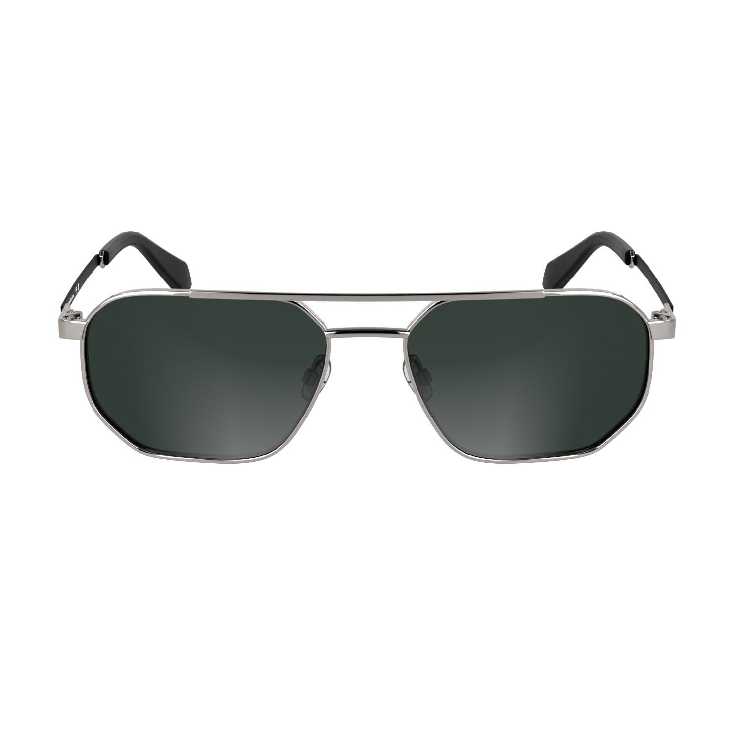 Calvin Klein Jeans CKJ 25202S 016 56 Unisex Geometrik Gümüş Metal Güneş Gözlüğü