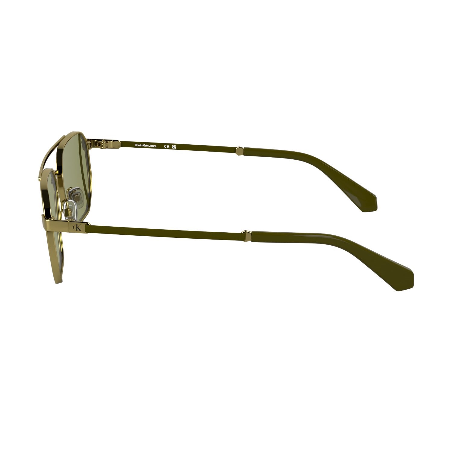 Calvin Klein Jeans CKJ 25202S 717 56 Unisex Geometrik Gold Metal Güneş Gözlüğü