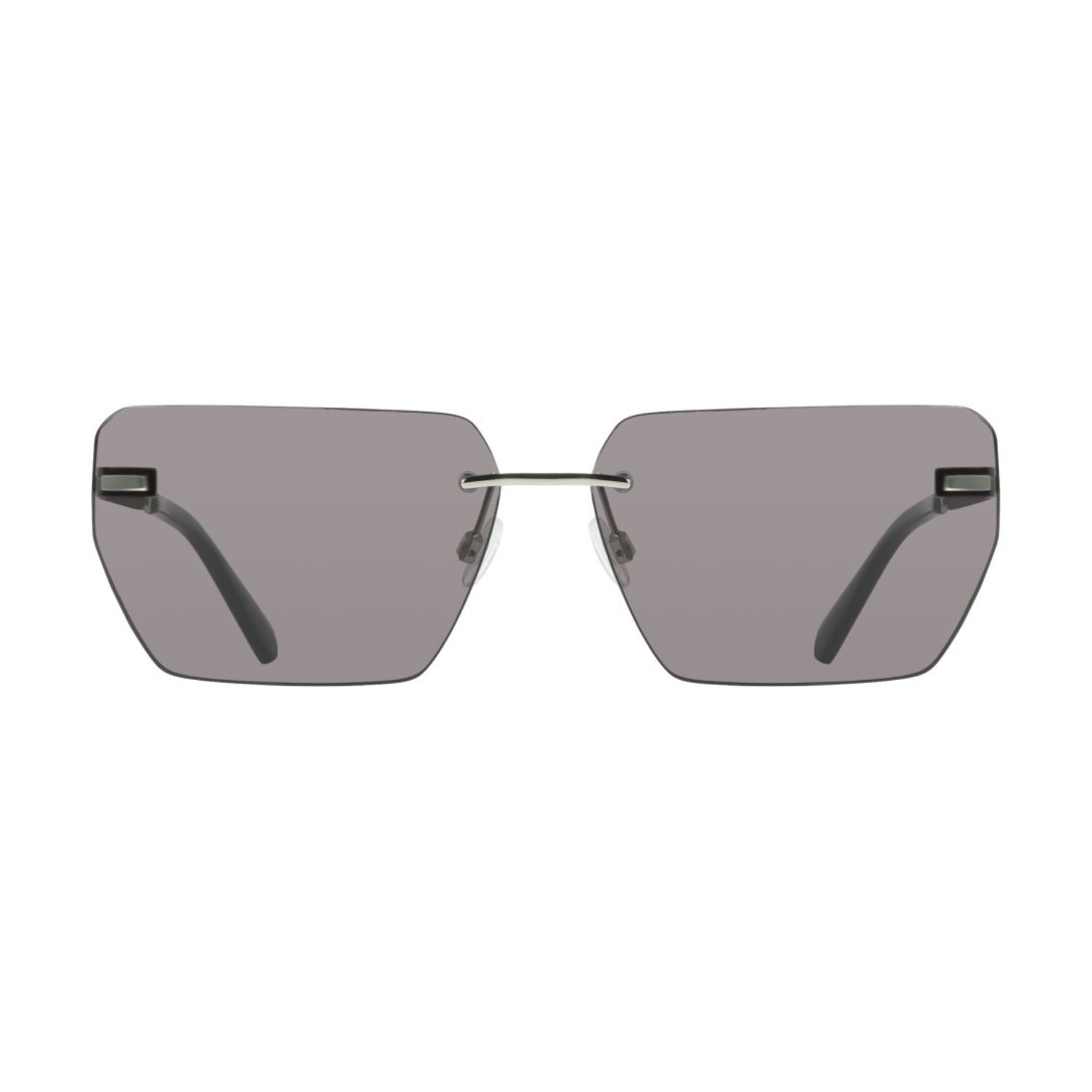 Calvin Klein Jeans CKJ 25207S 043 62 Unisex Geometrik Gümüş Metal Güneş Gözlüğü