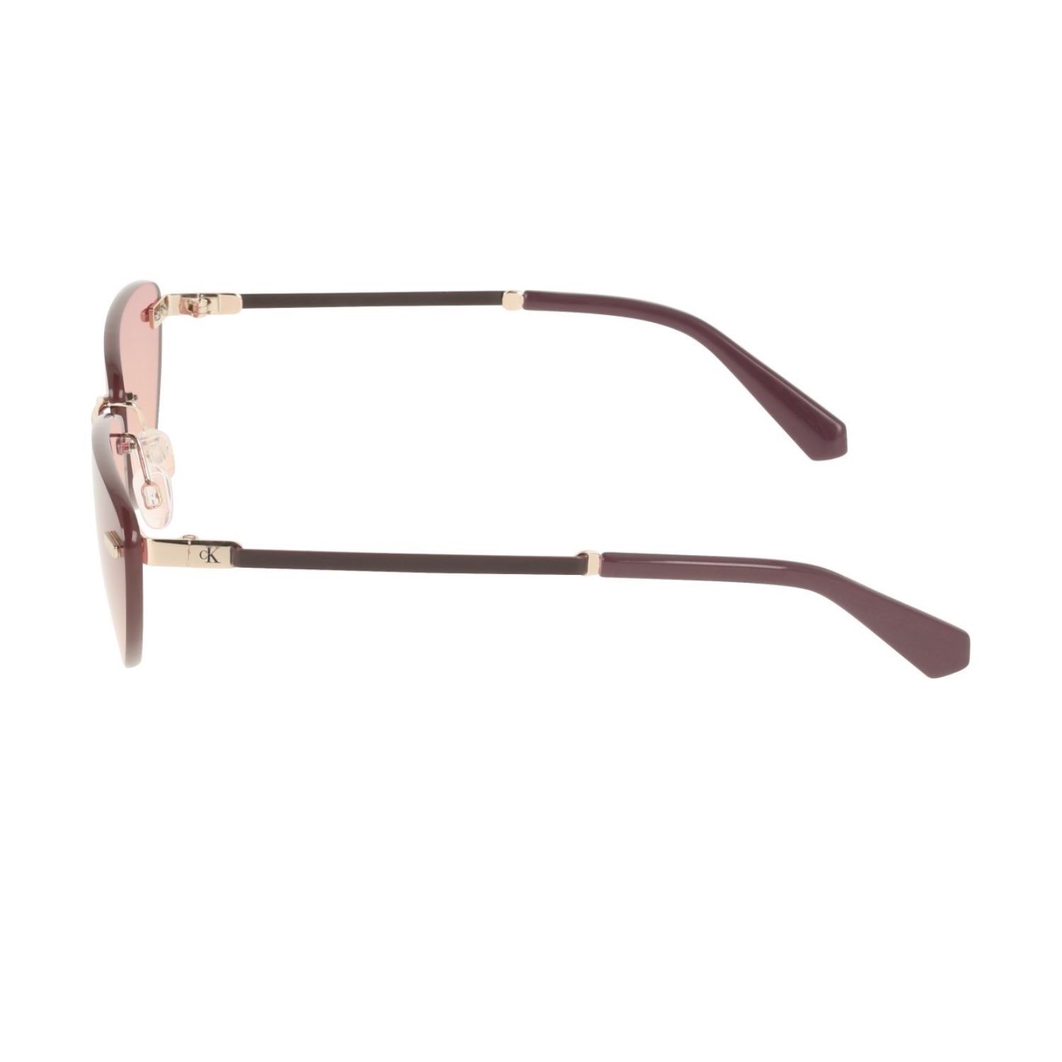 Calvin Klein Jeans CKJ 25208S 727 63 Kadın Cat Eye Degrade Gold Metal Güneş Gözlüğü