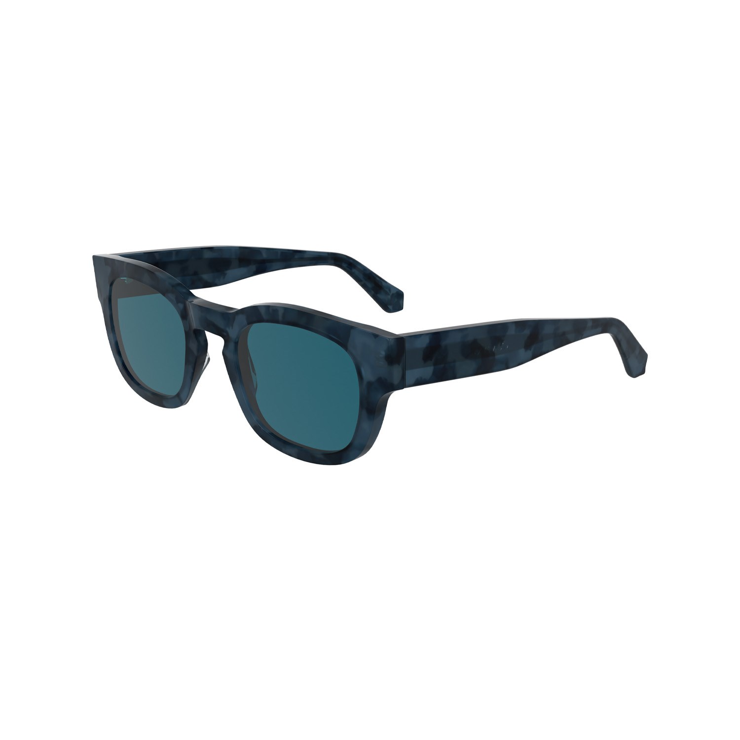 Calvin Klein Jeans CKJ 25601S 406 50 Color Shift Unisex Oval Mavi Kemik Güneş Gözlüğü