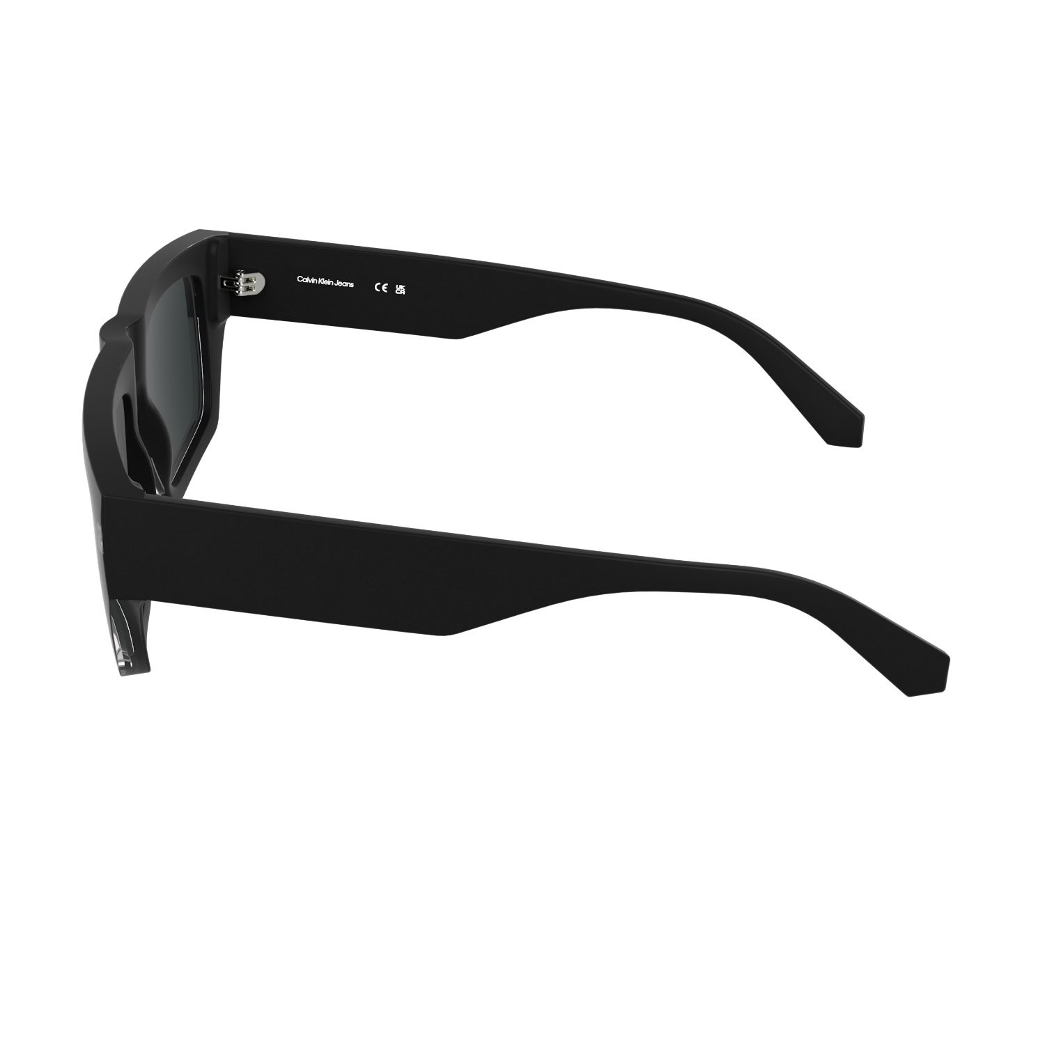 Calvin Klein Jeans CKJ 25619S 001 54 Unisex Dikdörtgen Siyah Kemik Güneş Gözlüğü